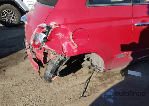 2012 Fiat 500C Lounge from USA, damaged, VIN 3C3CFFER2CT109349